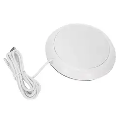 Plaque chauffante électrique alimentée par USB, tapis, tasse à café, chauffe tasse pour la maison et le bureau 
