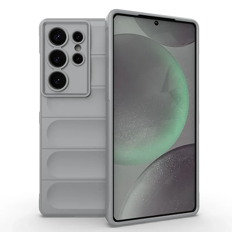 Silicone Soft-Touch Airbag Case with Full Lens Protection and Anti-Drop Cover