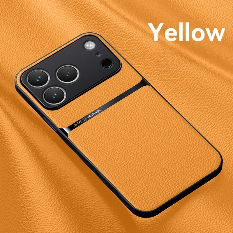 Luxury Shockproof Leather Magnetic Phone Case - Premium Back Cover