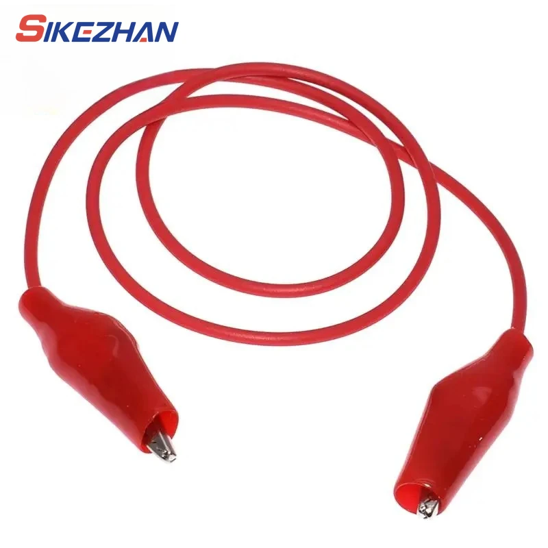 1Set / 10PCS Alligator Clips Electrical DIY Test Leads Alligator Double-ended Crocodile Clips Roach Clip Test Jumper Wire 46CM