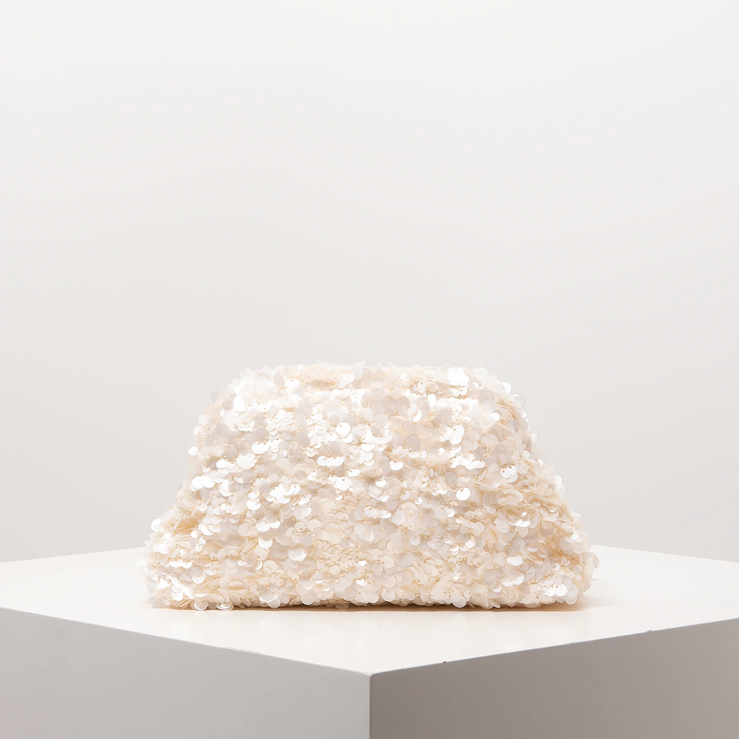 PlatiNum Sequin Clutch Bag Close-up