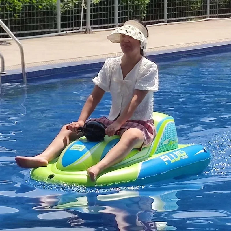 

Inflatable PVC for kids Children Seascooters WaterJet Boat inflatable Ride-On Toy
