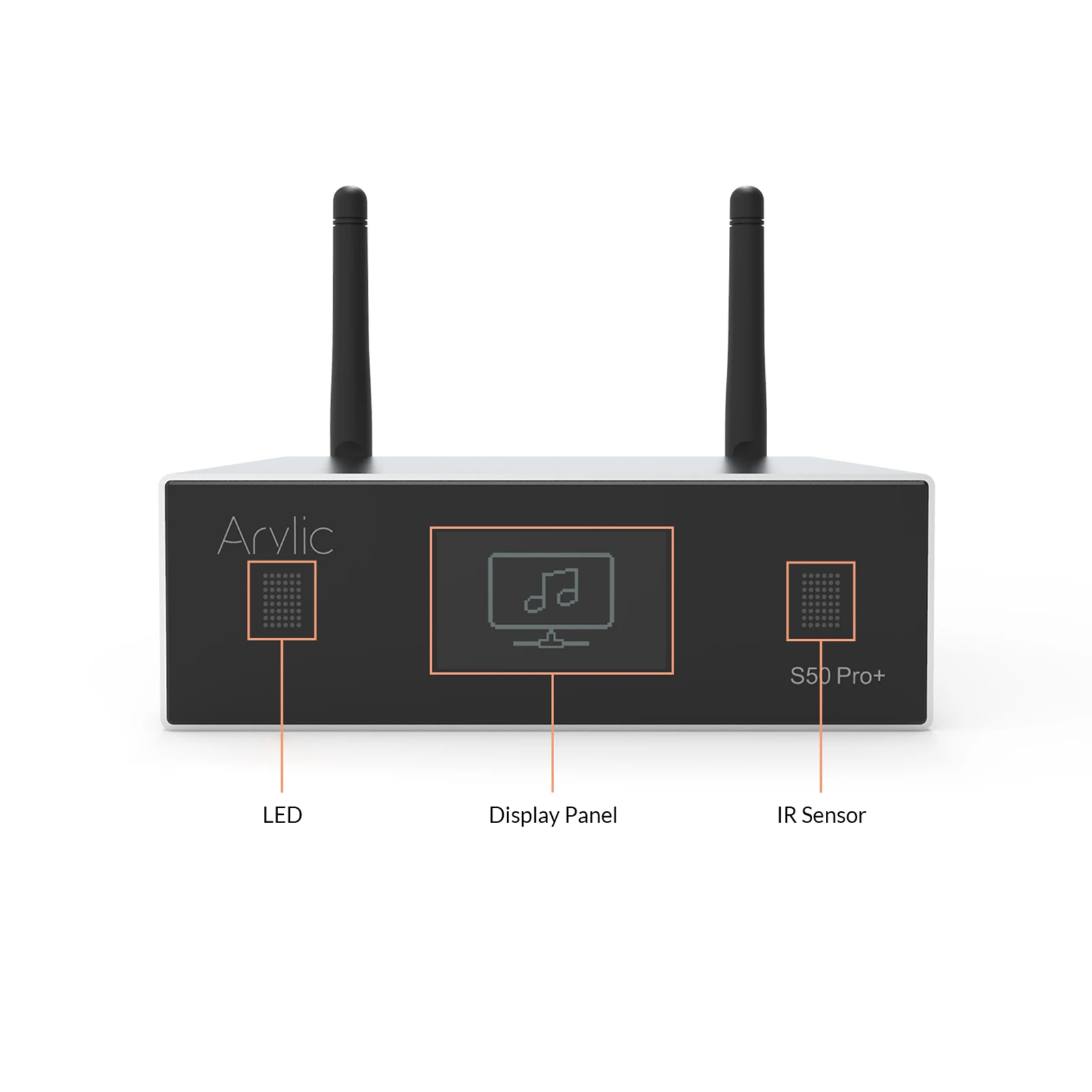 Arylic S50 Pro+ WiFi & AptX HD Preamplifier With ESS Sabre Dac AKM ADC Multiroom Airplay Tidal Internet Radio DLNA QPLAY UPNP wifi preamplifier