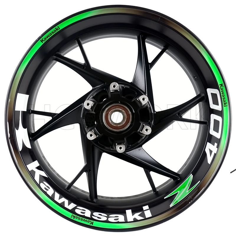 

Motorcycle Accessories Wheel Hub Wheel Rim Sticker Reflective Stickers for Kawasaki Ninja 400 Ninja650 Z1000 Z900 Z1000