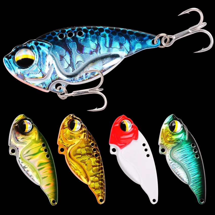 

5 шт./комплект, металлические виброприманки, 9 г, 12 г