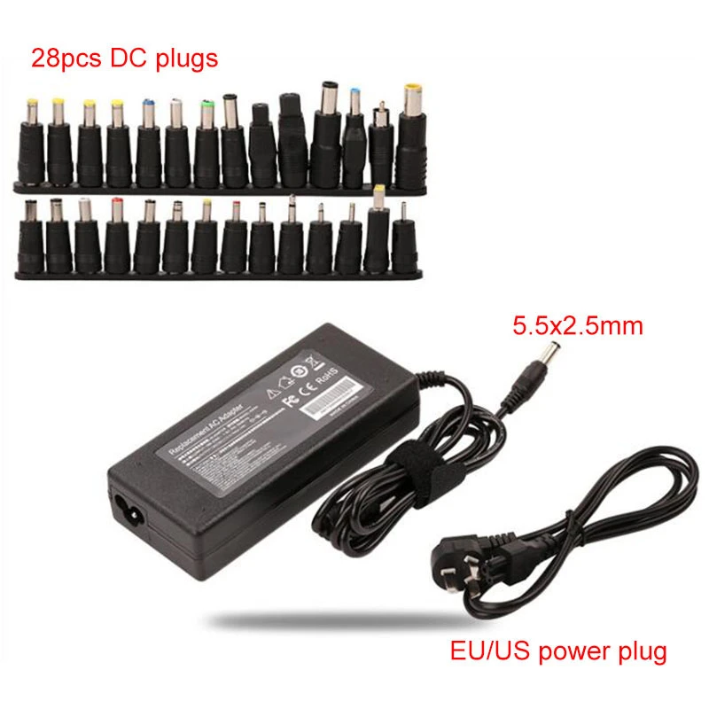 Adaptador de corriente AC 19V 90W, transformador de cargador portátil Acer, Asus, Dell, HP, Lenovo, Samsung, Toshiba, 18,5 V, 19,5 V, 20V|Adaptadores CA/CC| - AliExpress