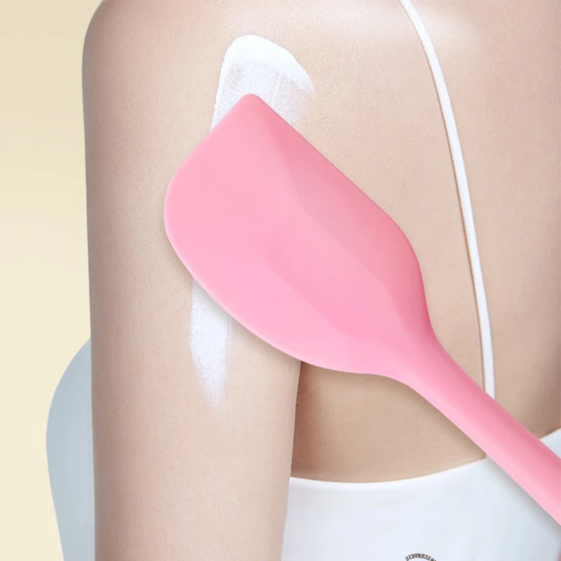Sunscreen applicator Multi-Function Lotion Sunscreen Ointment Applicator Long Handle Body Cleaner Shower Brush Sunscreen Back Applicator