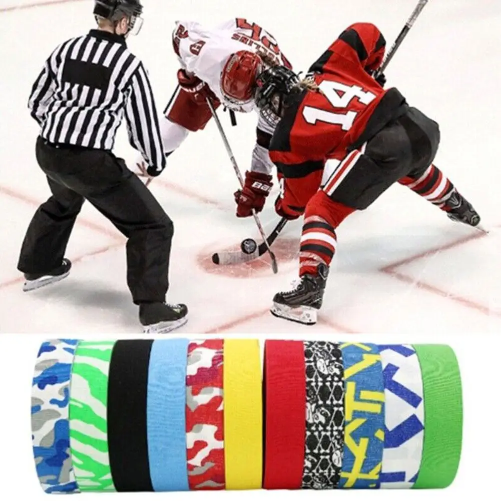 

Wear-Resistant Waterproof Hockey Grip Tape Anti-slip Hockey Athletic Tape Elastic Grip Tape Bandage Ice Sport Polyester Spo V2C8