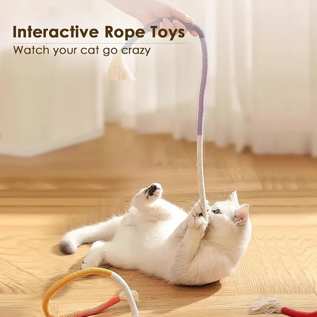 Catnip Rope Chew Toy for Cats 3