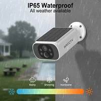 ARCCTV 2K WiFi caméra solaire couleur Vision nocturne conversation bidirectionnelle FHD caméra de Surveillance extérieure sans fil IP66 étanche sirène alarme 6