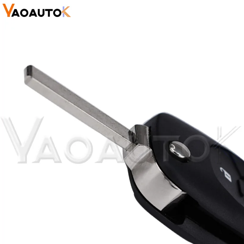 Enhanced Flip Car Key with Auto Remote Fob and 4A Chip