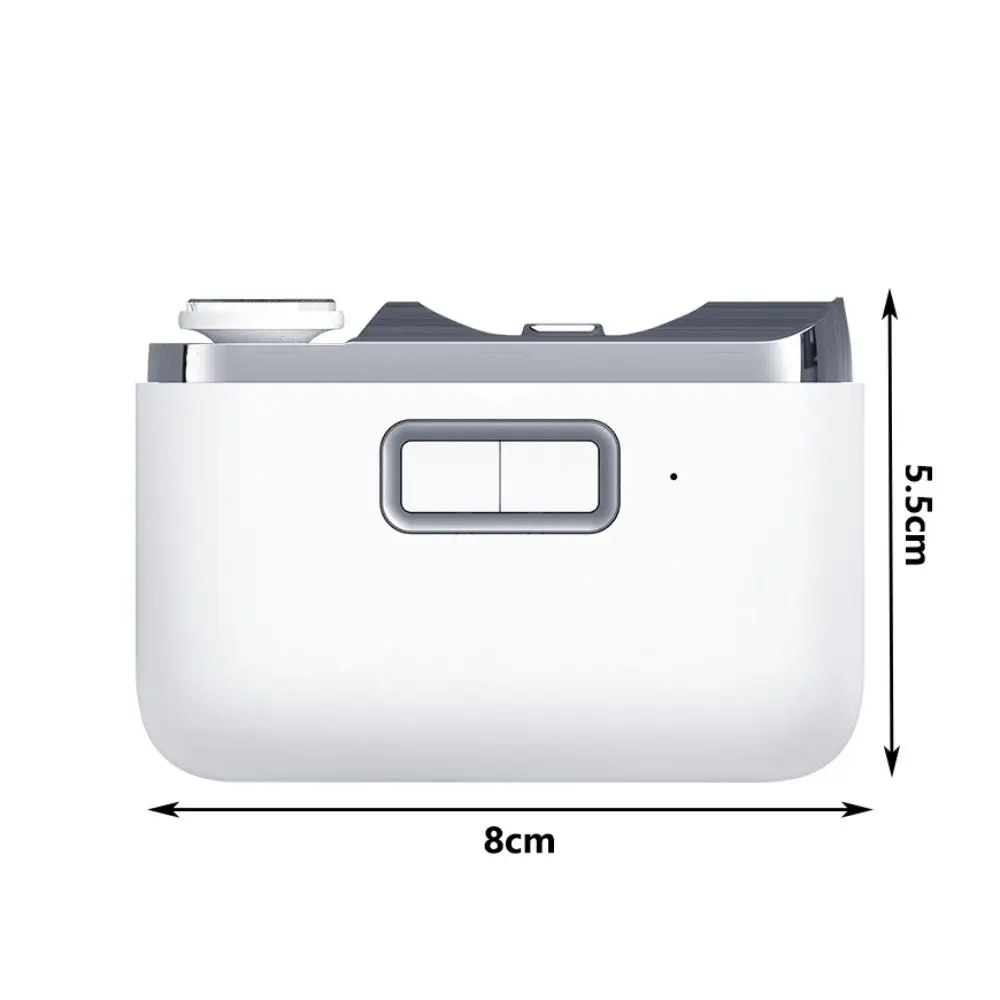 2 in 1 Electric Nail Clippers Rechargeable Silent Automatic Nails Clipper Nail Care Universal Nail Trimmer For Baby Adult