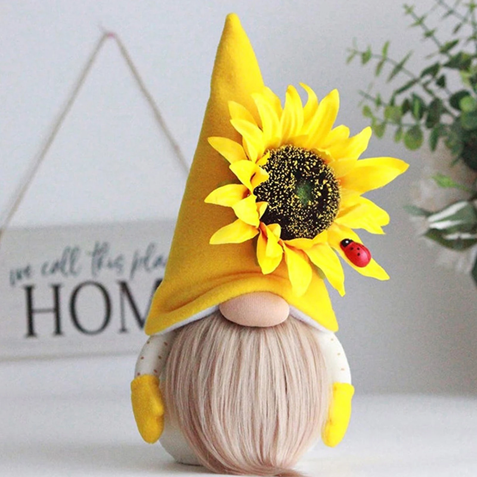 Sunflower Bee Festival Faceless Gnome Faceless Nisse Elf Dwarf Tomte Ornaments Swedish Honey Bee Elfs Home Gifts