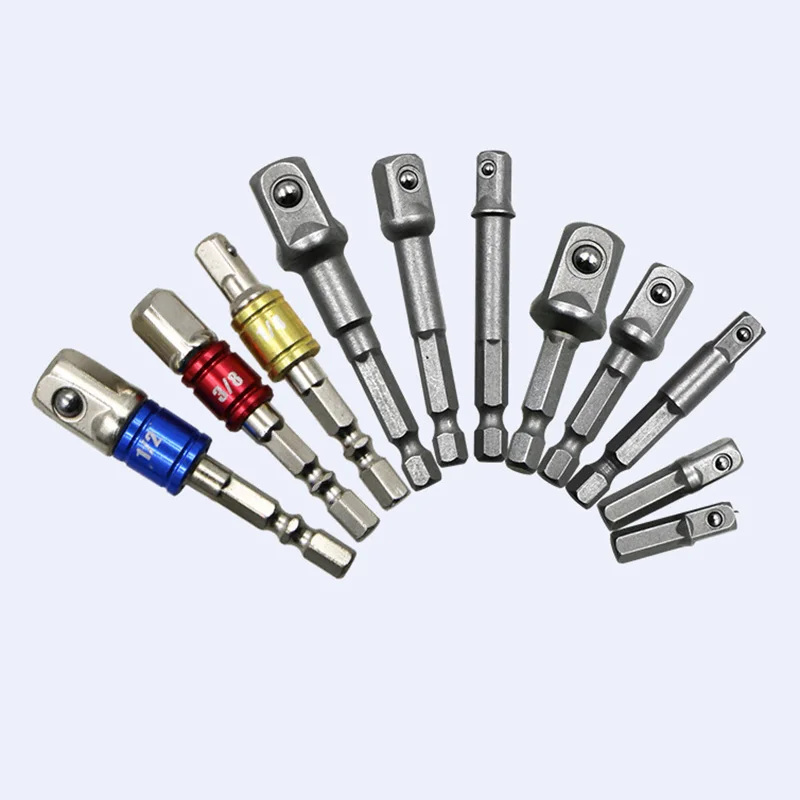 Impact Drill Bit Socket Adapter Set Extension Bar Electric Screwdriver Bit Tool Power Tool