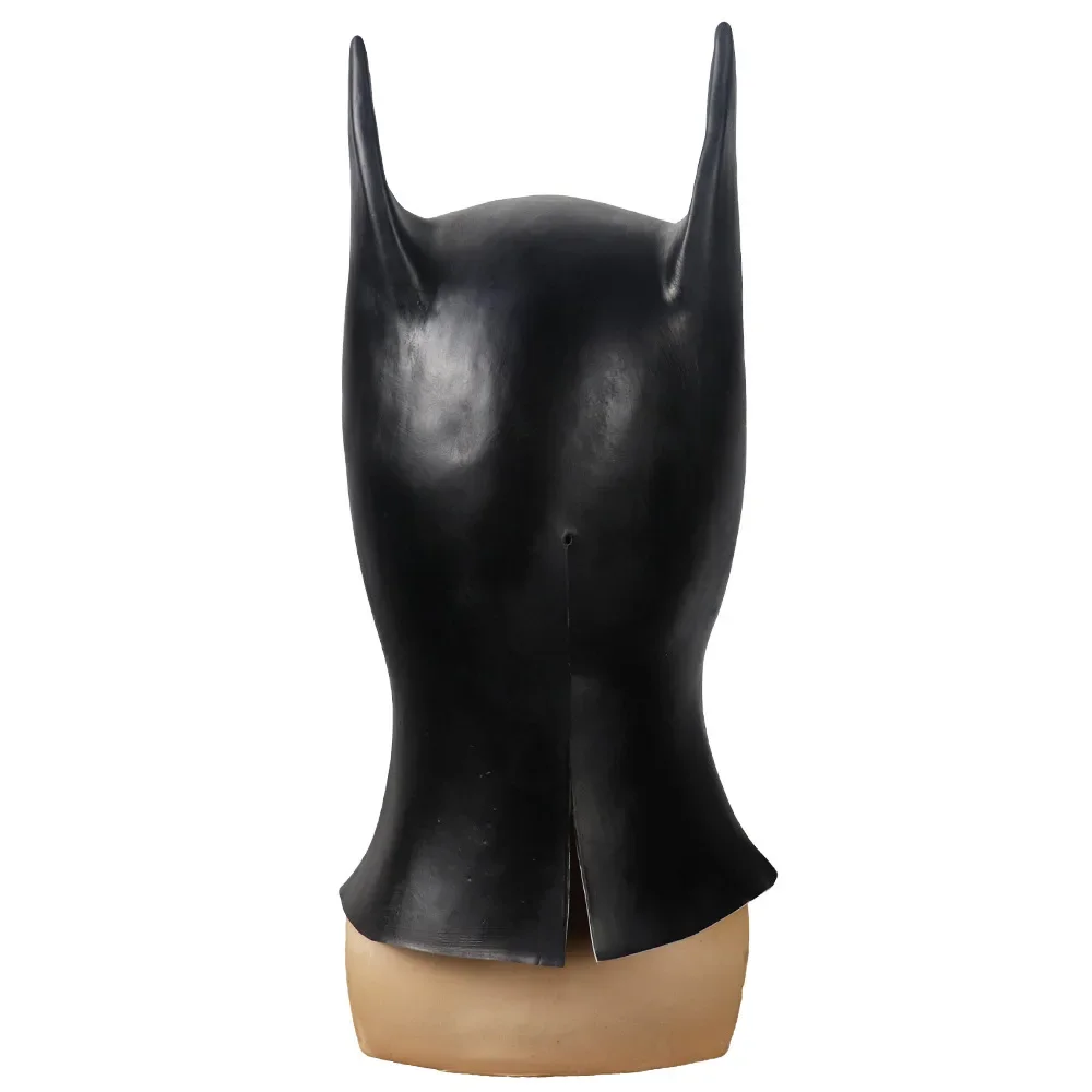 Fledermausmaske Kopfbedeckung Latexmaterial Erwachsene Halloween Cosplay Requisiten Bruce Wayne Vollkopfmaske Maskerade Tarnung Party Kostüm – Detail 6