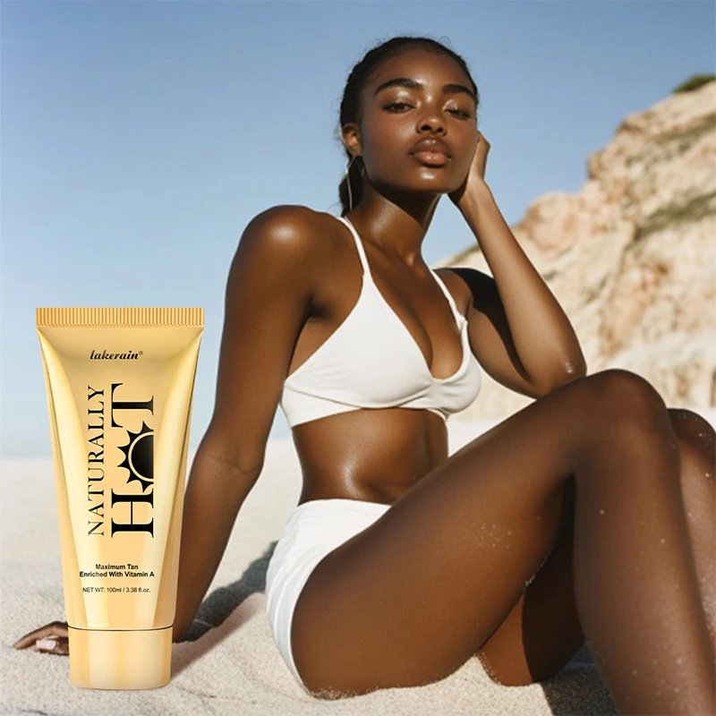 Tanning Lotion Natural Tan Premium Shiny Brown Sunbed Deep Tanning Full Body Natural Plant Extract Formula Gently Lotion