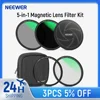 NEEWER Magnetic Lens Filter Kit, Neutral Density ND1000 & MCUV & CPL Filter, Adapter Ring, Filter Cap with 42-Layer Multi-Coated 1