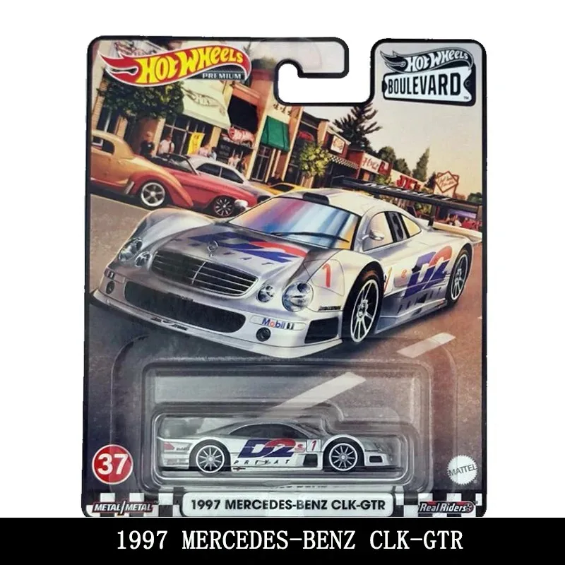 Оригинальные Hot Wheels 1/64 MERCEDES-BENZ CLK-GTR литая модель автомобиля из сплава подарок для детей