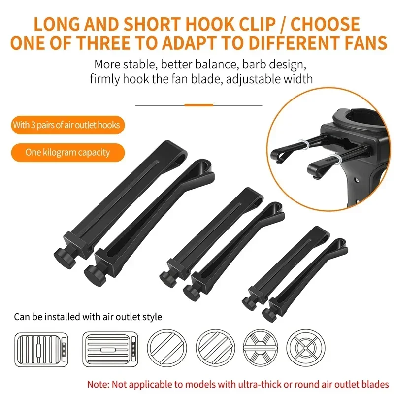 ABS EVA Car Air Vent Cup Holder for Water Bottles and Ashtray