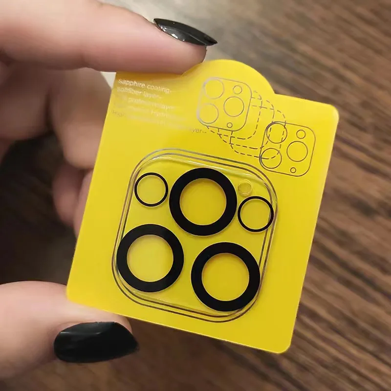 2Pcs Hd Camera Lens Protector Per Iphone 14 Pro Max 13 12 Back Camera Glass Film Per Iphone 14 Plus 13Mini 3D Lens Film Su Iphon