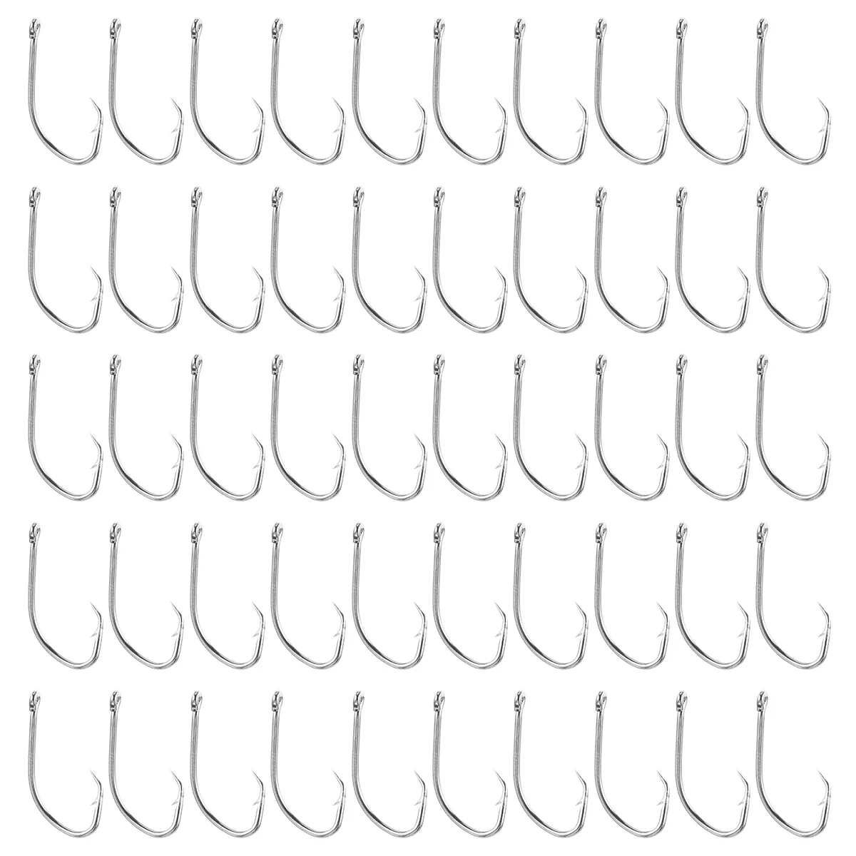 

100pcs Circle Hooks Carbon Steel Circle Octopus Fishing Hooks Fishing Gear