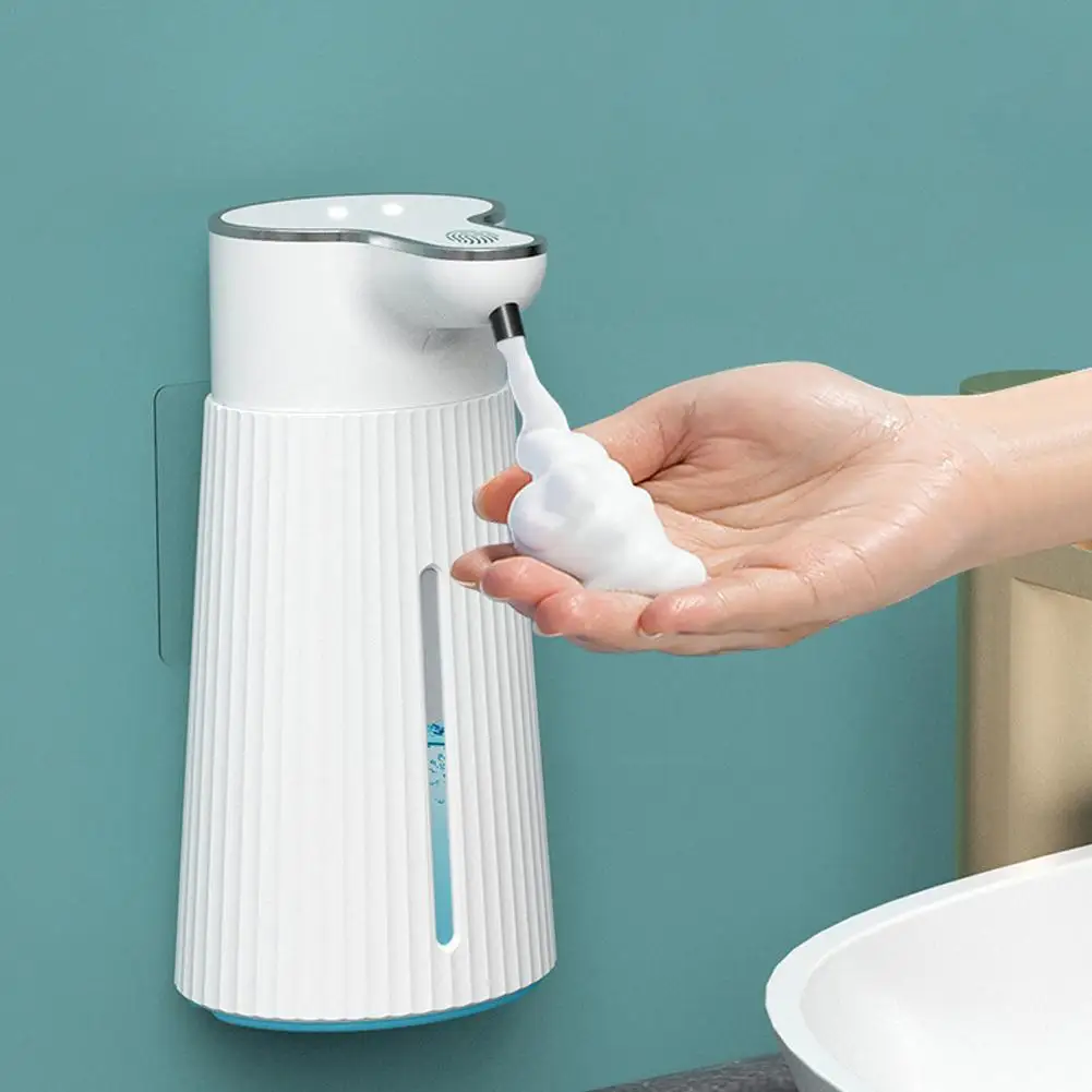 Dispenser Automatico Di Sapone In Schiuma Sensore Di Visualizzazione Del Tempo A Grande Schermo Pompa Per Liquido Disinfettante Senza Contatto Sapone 