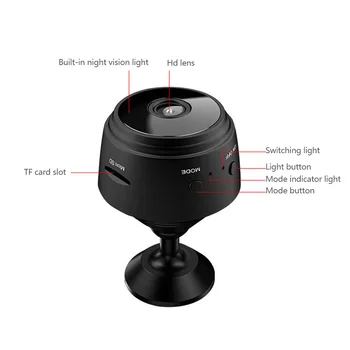 A9 Mini IP Camera 1080p HD Wireless Micro Camcorders Night Version Voice Video Security Surveillance Wifi Cameras Smart Home 1
