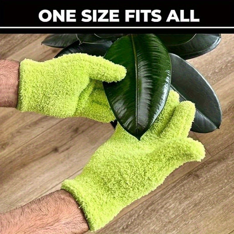 S9ace698d732c4197a3eddf9df9cb8b3a6.jpeg Microfiber Dusting Gloves - Stretchable & Breathable Cleaning Gloves, Non-Waterproof for Cars, Boats, RVs, Pools, Home, Kitchen - Image 1