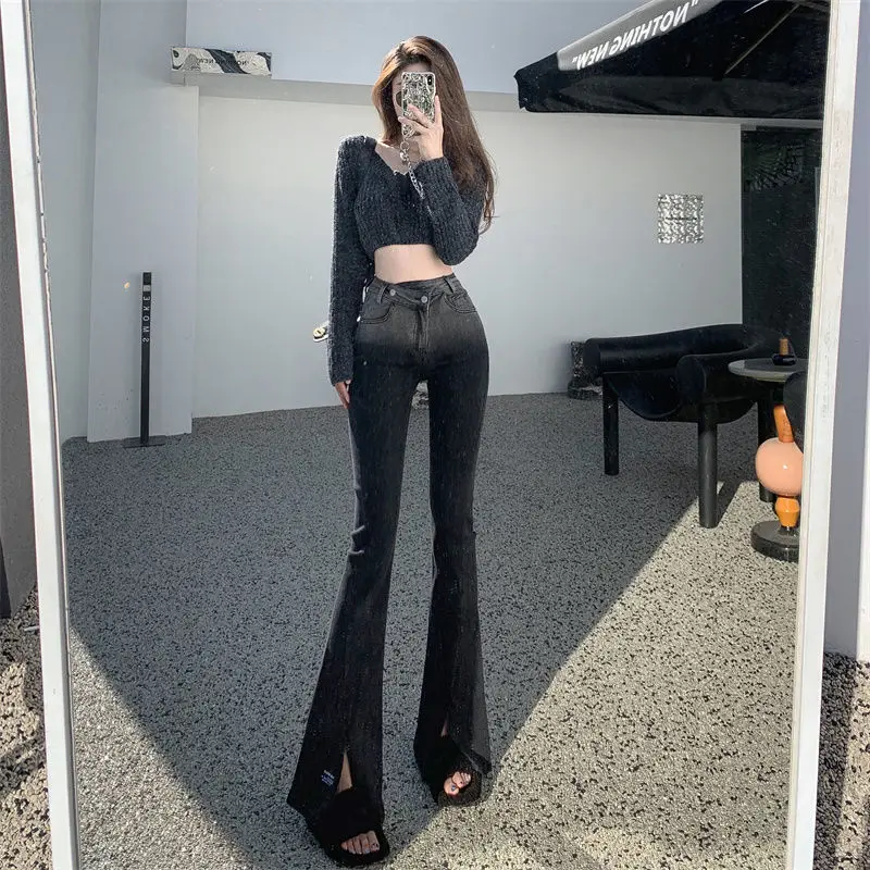 Denim Jeans Pants for Women Korean 