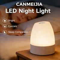 Touch Night Light Bedroom Table Lamp 3 Modes Dimming Rechargeable Night Lamp Ambient Light Soft Light Bedside Lamp For Kids Gift 3
