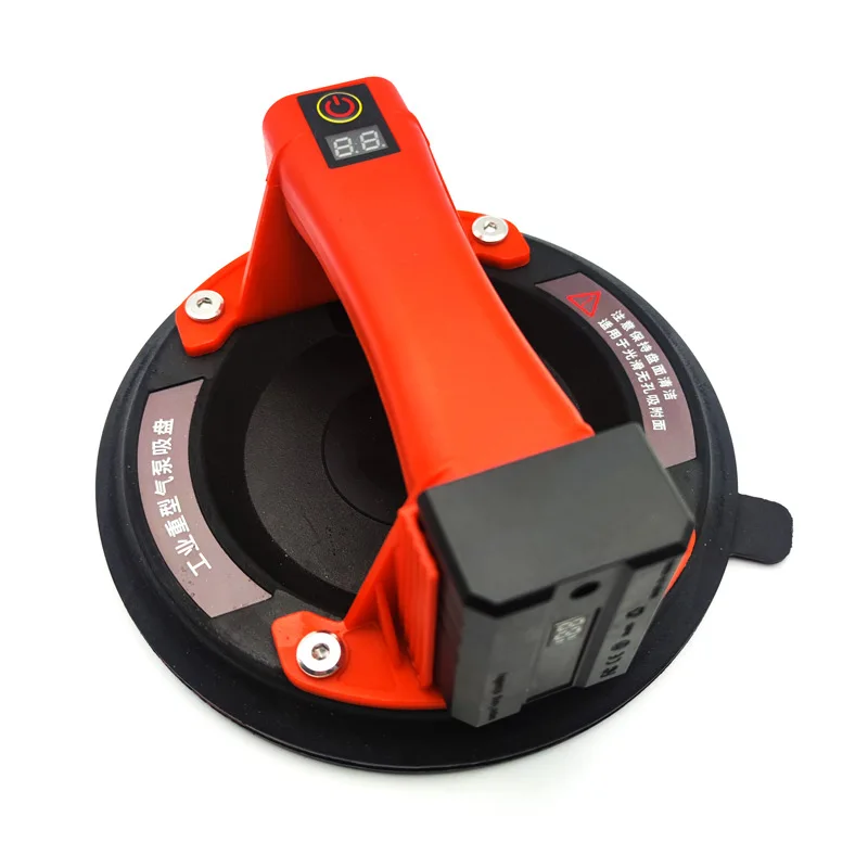 Heavy Duty Industrial 8 Inches Air Pump Tile Glass Electric Vacuum Suction Cup Automatic Monitoring Of Air Pressure