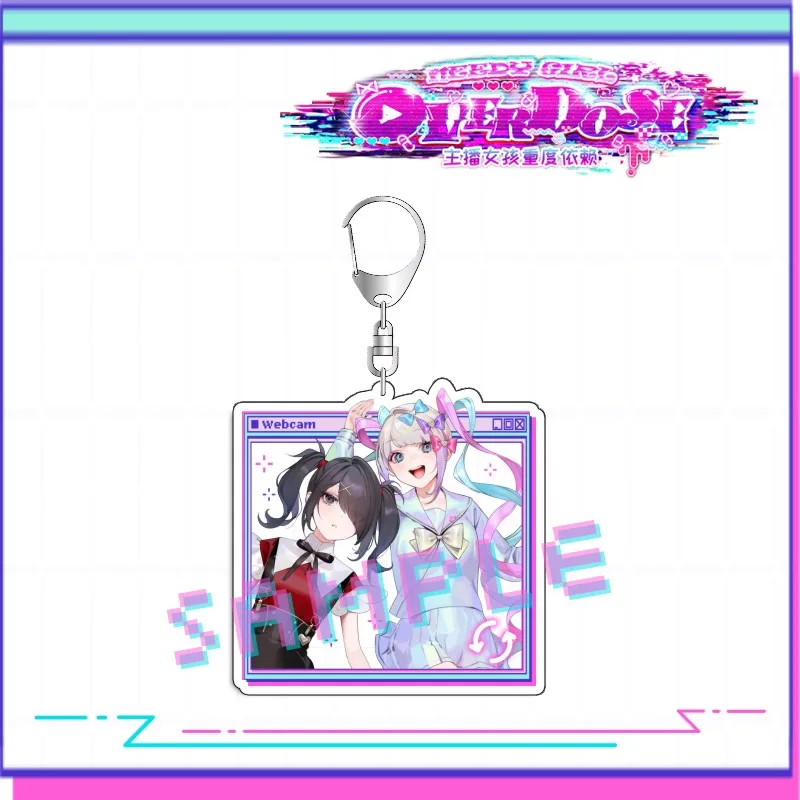 

Game NEEDY GIRL OVERDOSE KAngel Ame Acrylic Pendant Keychain Keyring Cosplay Decoration Bag Accessories Collection Birthday Gift