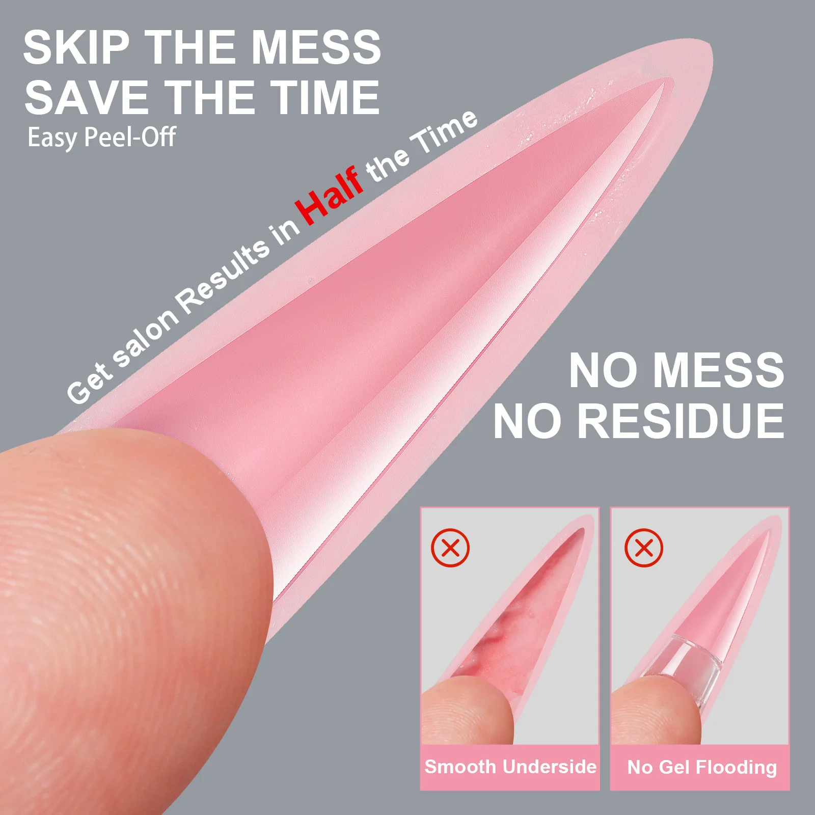 Dual forms voor kunstnagels nagelverlenging mal voor gel_voghion.com