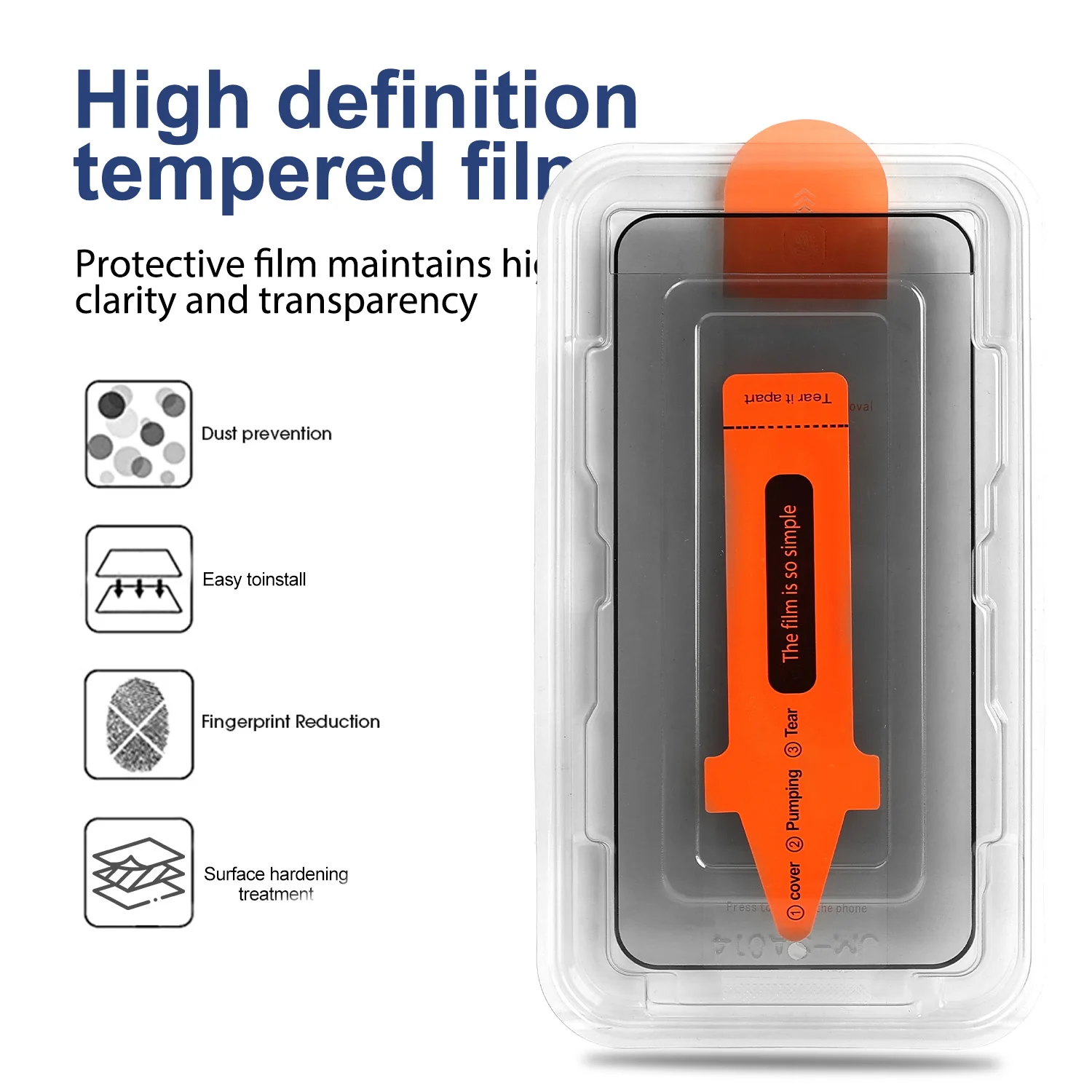 Premium Anti-Spy Tempered Glass Privacy Screen Protector with Easy Installation