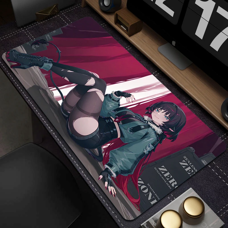 Zenless Zone Zero Jane Doe Gaming Mousepad Gamer Non-Slip Computer Desk Mat HD Print Desk Pad