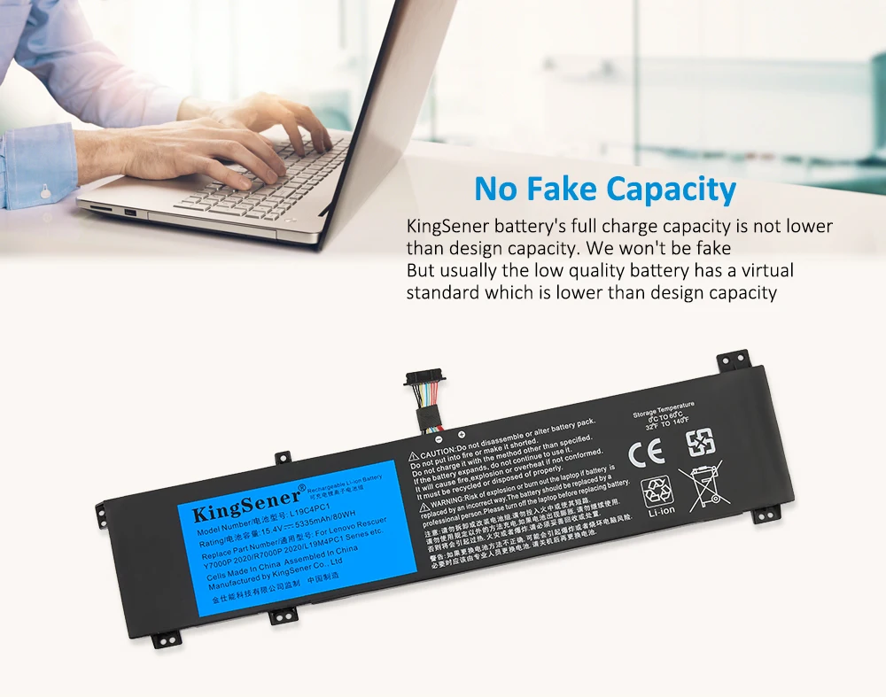 kingsener bateria do portátil para lenovo legião legião