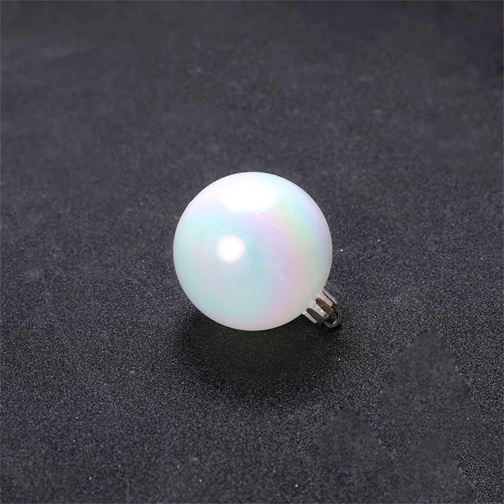 thumbnail image 1 of 10pcs 4/5/6cm Colorful Christmas Ball Transparent Bubble Ball Xmas Tree Hanging Ornaments Birthday Cake Topper Home Party Decor, 1 of 5