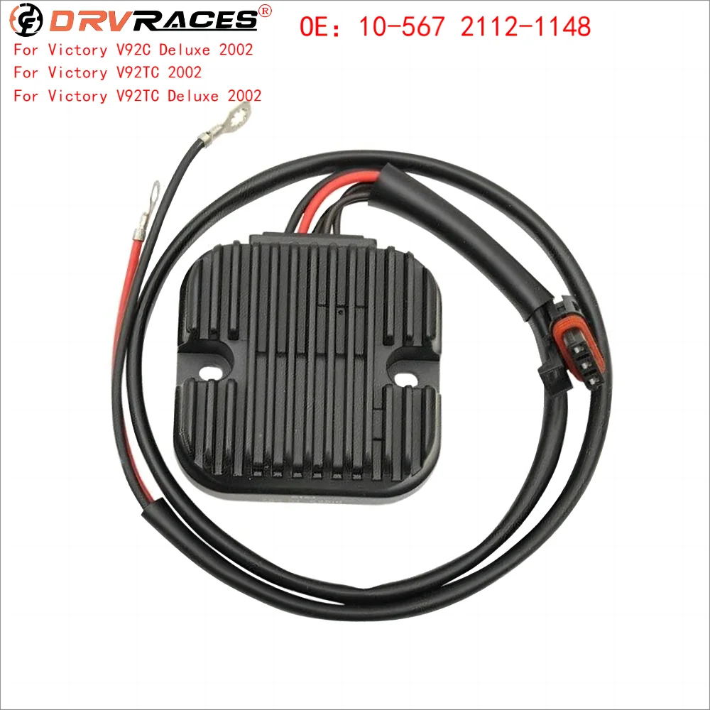 

Motorcycle Rectifier Voltage Regulator For Victory V92C Deluxe Victory V92TC Victory V92TC Deluxe 2002 10-567 2112-1148