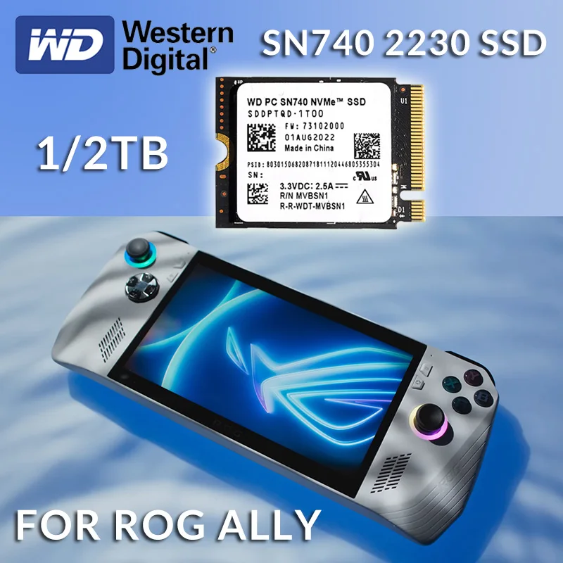 WD SN740 NVMe SSD 2TB+SSDエンクロージャ Western Digital WD SN740