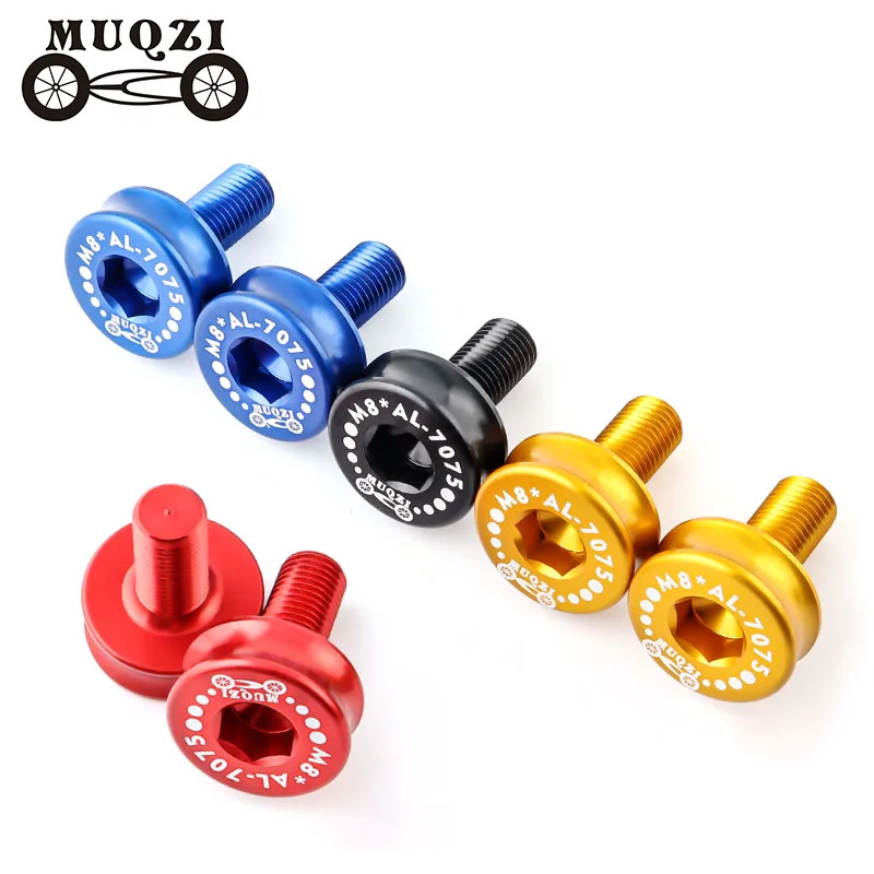 2pcs Crank Arm Fixing Bolt 8mm Hex Screws For Bicycle Square Hole Crankset Bottom Bracket bicycle bottom bracket