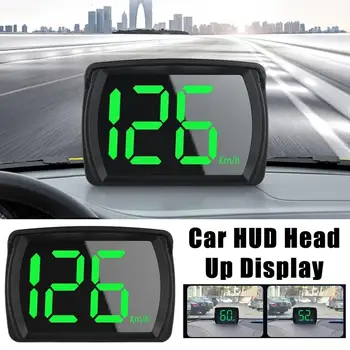 Display Head-Up Universale per Auto, Proiettore Digitale GPS, Tachimetro Km/h con Caratteri Grandi, Misuratore di Velocità, Componente Elettronico Auto