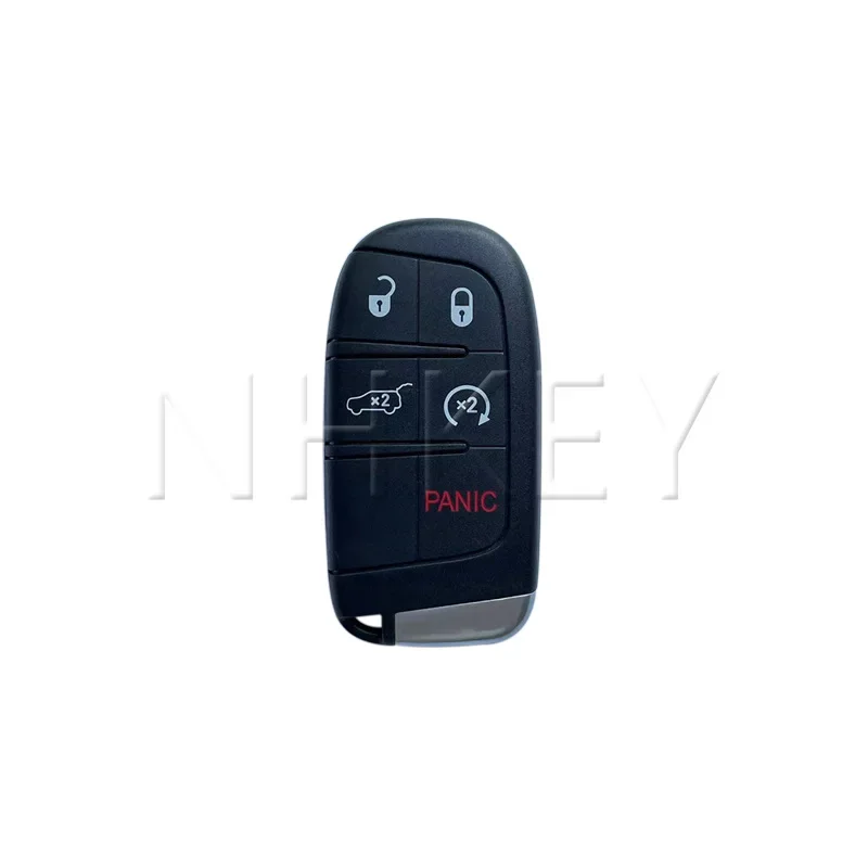 Key Case Car Key Shell Key Shell NH KEY For Jeep Grand Cherokee Dodge Ram 1500 Journey Charger Dart Challenger Durango Chrysler 300 4 + 1Buttons Remote Key Shell