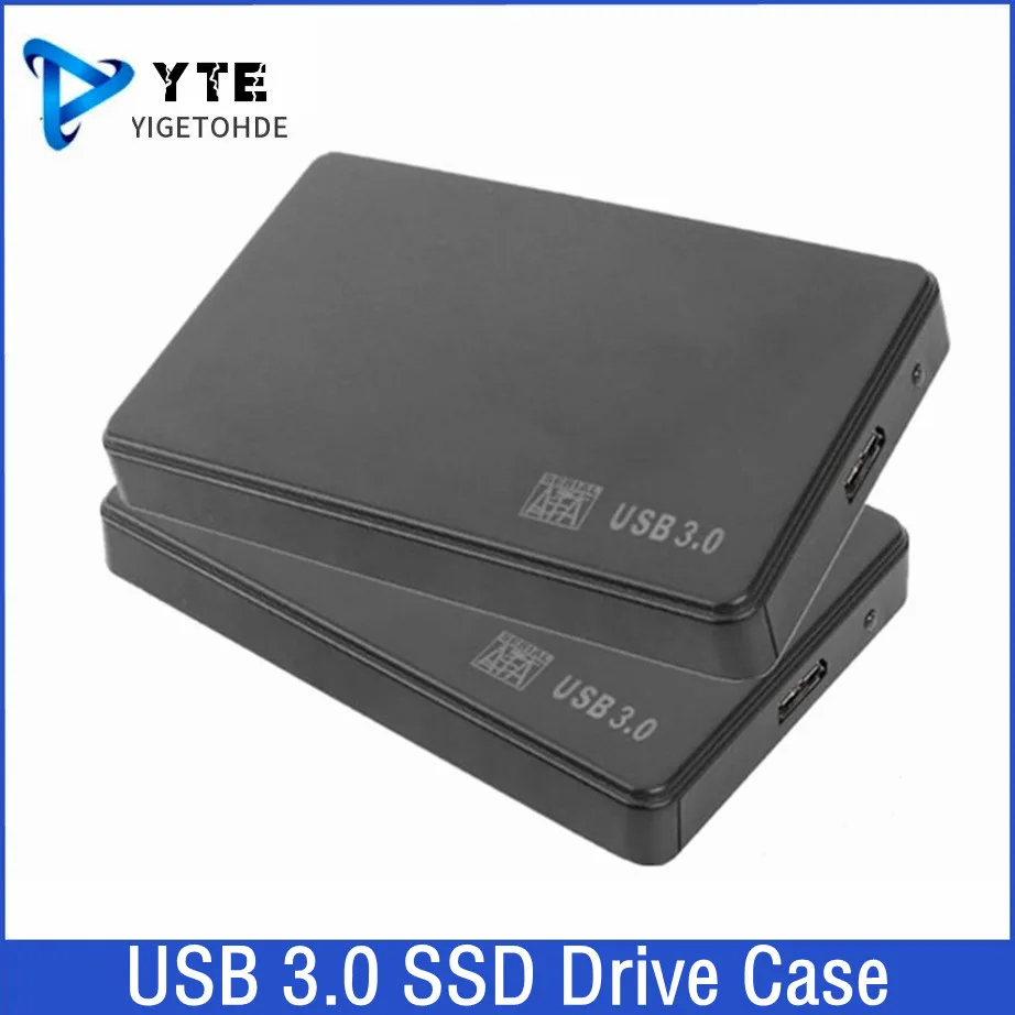 Hard Drive Enclosure 2.5 inch HDD SSD Case USB 3.0 to SATA Hard Disk Box 5Gbps SD Disk Case HDD External Hard Drive Enclosure for Notebook Desktop PC