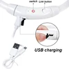 3 Modes Led Light Glowing Loss Prevention Rechargeable LED Dog Collars Glowing Luminous Pet Dog Collar Usb Dog Collar Night 4