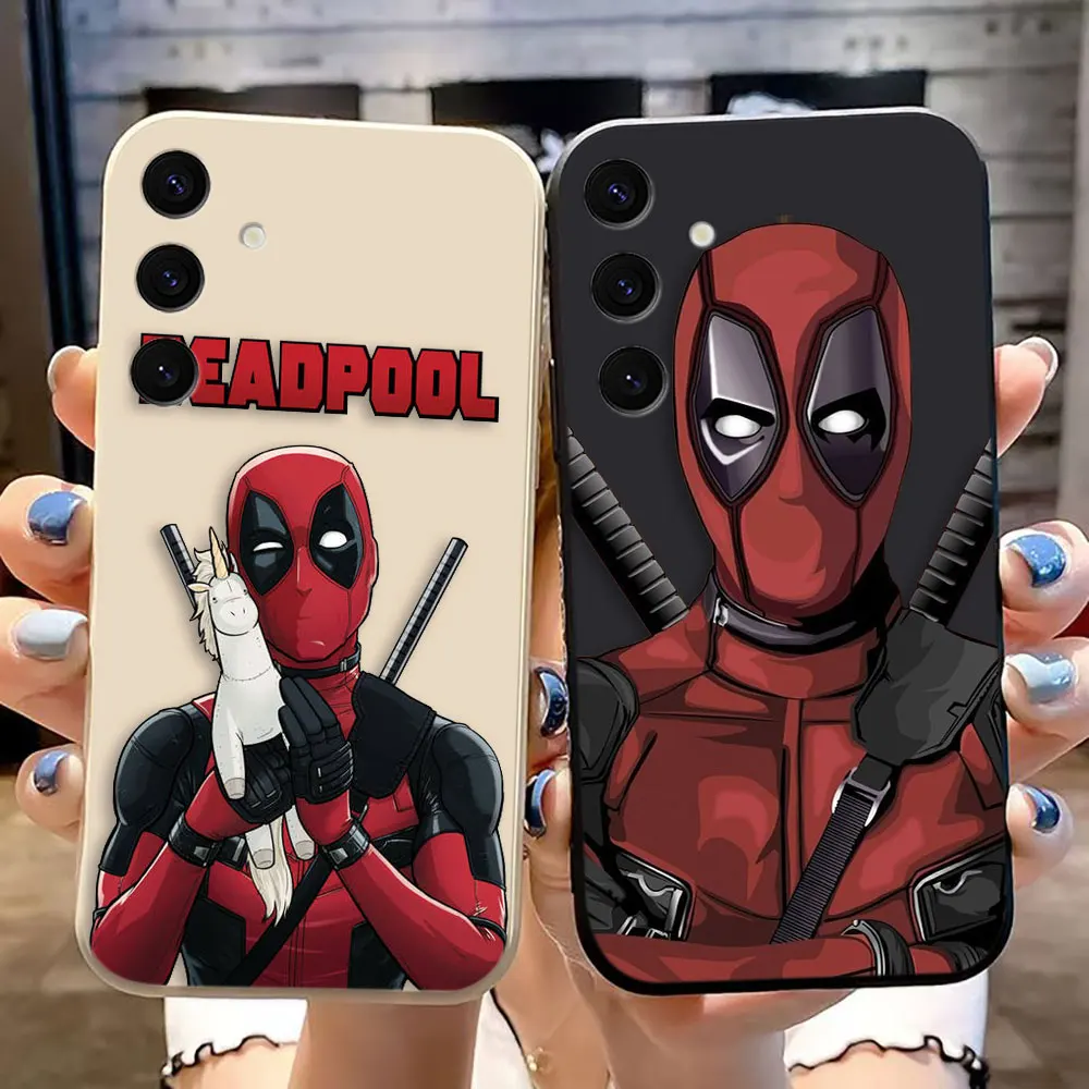 Marvel Cool Deadpool Phone Case FOR Samsung Galaxy M80 M60 M53 M42 M33 M22 M12 M11 M10 M02 F02 A12 A11 A10 A7 A06 A05 A04 S