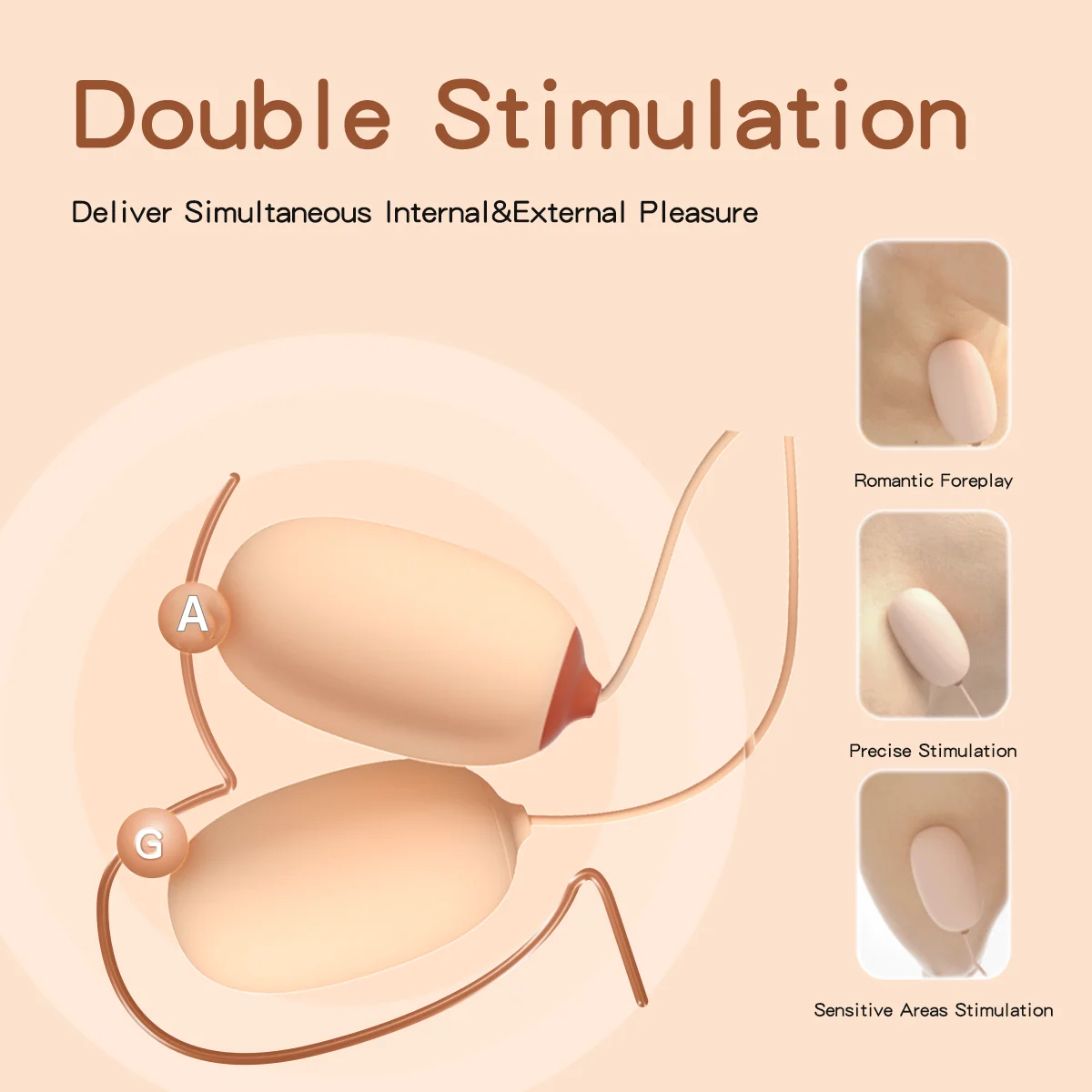 Jissbon Dual Vibration Egg Penetration Vagina Vibrator G-spot Clitoral Stimulation 8 Pleasure Sexmachine Sexy Adult Female Toys