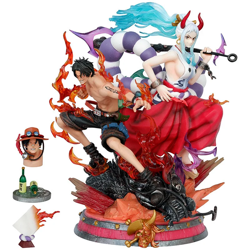 

30cm One Piece Hand Do Dream Linkage Ace Daughter Of Kaido Onishima Yamato Pvc Sculpture Model Decoration Toy Boy Gift