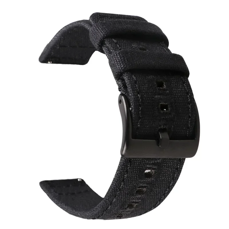 Canvas Nylon Quick Release Watch Strap with Pin Buckle