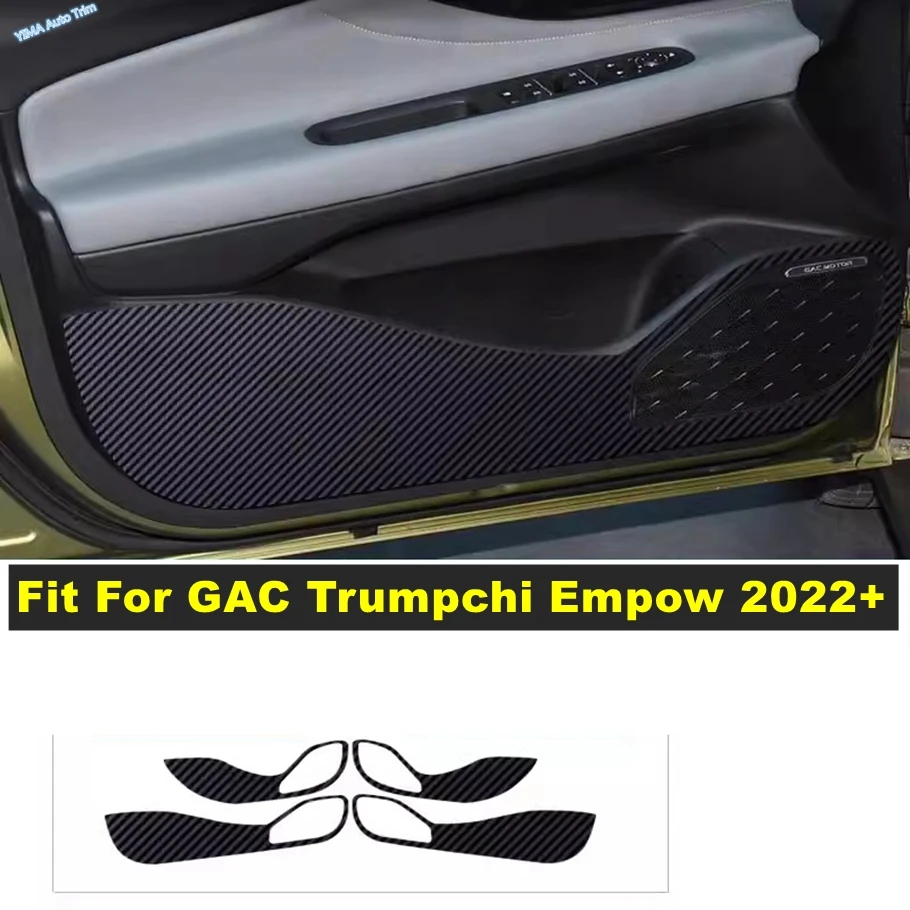 

Carbon Fiber Stickers Car Door Anti Kick Pad Protection Side Edge Film Accessories Interior Kit For GAC Trumpchi Empow 2022 2023