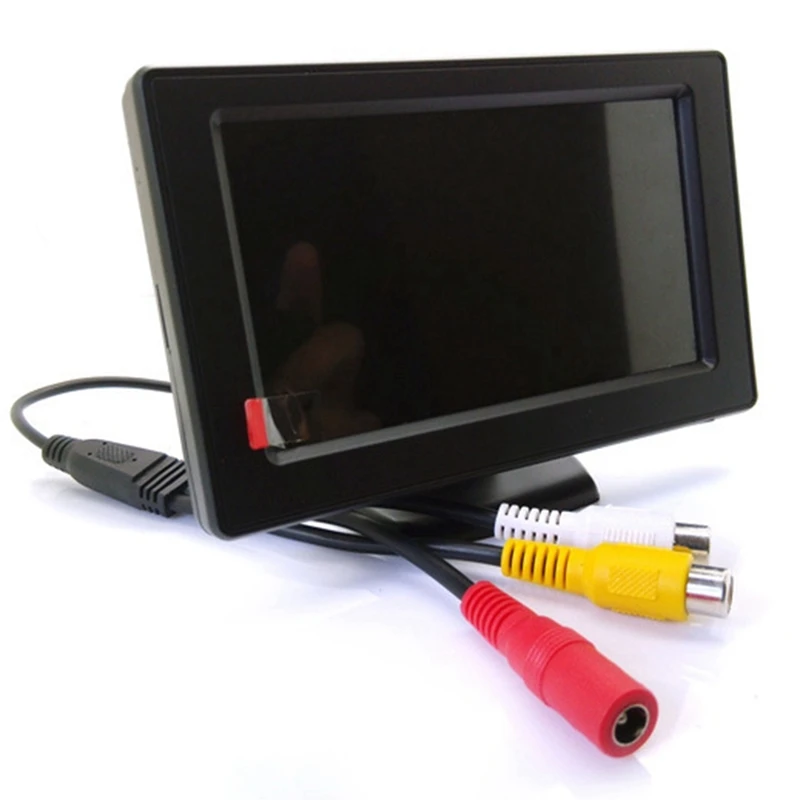 4.3Inch LCD Rearview Monitor Car Rear View Camera Reversing Parking System Accessory Waterproof Night Vision Reversing Backup